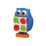 Hibou professeur - puzzle et cube - jouet et jeu de formes - tomy