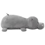 Hippopotame en peluche gris Hippopotame en peluche gris