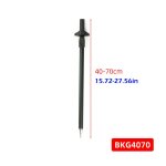 Hirisi 1 pices btons de banque de pche a la carpe btons de banque tlescopiques en aluminium canne ...