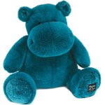Histoire d'ours - peluche hippopotame - hip'pop - bleu - 40 cm - grande peluche douce et mignonne pour ...