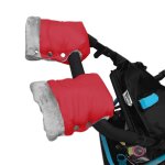 Hiver landau moufles bb chariot poussette chaud fourrure main d'ouatine couverture poussette embrayage ...