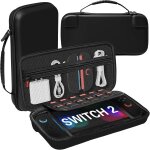 Hljhj - etui de transport pour nintendo switch 2, housse rigide de protection intégrale avec 12 cartouches ... Hljhj - etui de transport pour nintendo switch 2, housse rigide de protection intégrale avec 12 cartouches ...