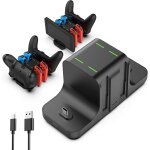 Hljhj - socle de chargeur de contrôleur compatible pour switch, socle de chargement 6 en 1, prise en ... Hljhj - socle de chargeur de contrôleur compatible pour switch, socle de chargement 6 en 1, prise en ...