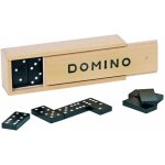 Hobbytech jeux des dominos de 28 pices avec son coffret boite en bois 3, 7 x 1, 8 cm noir jeu classique ...