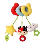 Hochet animal en spirale autour du lit pour bb, jouet educatif apaisant en peluche pour nouveau - n ...