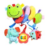 Hochet d'apparence animale, d�veloppement de l'audition, texture douce, poussette, lit de voiture, jouet, ...