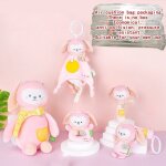 Hochet pour b�b� de 0 a 12 mois, jouet en peluche, animal, carillons eoliens