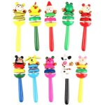 Hochet en bois de dessin anim� lapin grenouille, sonnette a main, jouet musical pour enfants, cadeau ...