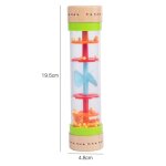 Hochet en bois montessori pour b�b�, jouet arc - en - ciel, perles, son, educatif, musical, pour enfants ...