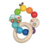 Hochet en bois van arc - en - ciel