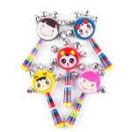 Hochet a dessin anim� color� pour b�b�, 1 pi�ce, jouet arc - en - ciel, poign�e de berceau, activit� ...