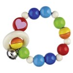 Hochet elastique arc - en - ciel 1