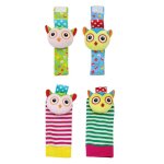 Hochet fantaisie en forme de hibou pour bébé, 4 pièces, coloré, respirant, lit de bébé, animal, chaussettes ... Hochet fantaisie en forme de hibou pour bébé, 4 pièces, coloré, respirant, lit de bébé, animal, chaussettes ...