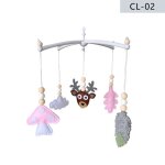 Hochets en feutre de style nordique pour bébé, carillons eoliens, en forme d'étoile ronde, décoration ... Hochets en feutre de style nordique pour bébé, carillons eoliens, en forme d'étoile ronde, décoration ...