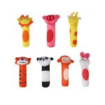 Hochet en forme d'animal pour bb - tissu doux, dispositif bb, bienfaits pour le dveloppement, prise ...