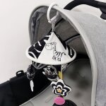 Hochet de lit pour b�b�, joli jouet z�bre en peluche, girafe, pendentif de berceau pour nouveau - n�