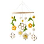 Hochets mobiles pour bbs de 0 a 12 mois, jouets de berceau pour, animal, cloche de lit, hochet carrousel, ...