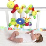 Hochets mobiles pour b�b�, jouets educatifs, poussette confortable, en forme d'animaux en peluche, berceau, ...