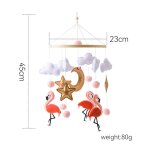 Hochet mobile en bois pour bb de 0 a 12 mois, jouet musical, cloche de lit, ours mignon pour, support ...