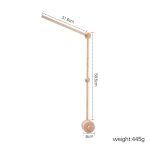 Hochet mobile en bois pour bb de 0 a 12 mois, jouet musical, cloche de lit, ours mignon pour, support ...