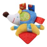 Hochet musical pour bb avec bb, peluche douce, renard, ours, vache, hochets pour bb, lit, poussette, ...