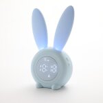 Horloge d'alarme numérique en forme de lapin pour enfants, très mignon, rond, led, bureau, chevet, silencieux, ... Horloge d'alarme numérique en forme de lapin pour enfants, très mignon, rond, led, bureau, chevet, silencieux, ...