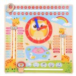 Horloge de blocs de construction num�riques pour enfants, jouets educatifs, planche de calendrier, jouets ...