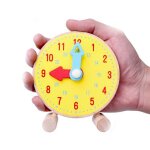 Horloge en bois montessori pour parent, jouets d'apprentissage du temps, gadgets amusants et intressants, ...