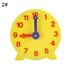 Horloge a deux aiguilles de 10 cm pour enfant, jouet educatif de base, idal pour l'apprentissage des ...