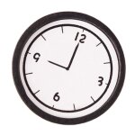 Horloge murale de cuisine de maison de poup�e � la mode, horloge murale sans d�coloration, accessoire ...