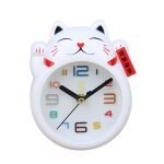 Horloge porte - bonheur chinoise, figurine feng shui, dans une bote colore, rveil pour enfants
