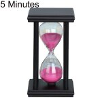 Horloge � sable en bois, 5 / 15 / 30min, sablier en verre, pour cuisine, �cole, minuterie, d�coration ...