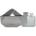 Hot water bottle plush belly hot water bottle with soft size cover, 3 in 1 hot water bottle, hot water ...