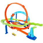 Hot wheels action hot wheels - loop cyclone challenge - coffret avec voiture 1 / 64