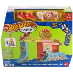 Hot wheels hot wheels - coffret skate burger - avec fingerboard exclusif