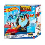 Hot wheels city - looping et attaque chauve - souris - coffret