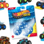 Hot wheels monster trucks - 1 / 64 (mod�le al�atoire) - petite voiture - 3 ans et +