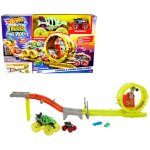 Hot wheels monster trucks - d�fi course electrifiante - coffret