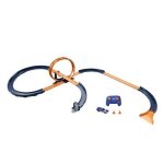 Hot wheels - piste records de vitesse avec voiture radiocommand - circuit petite voiture - 5 ans et ...