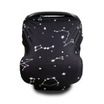 Housse d'allaitement pour si�ge de voiture, en tissu doux et extensible, confortable, auvent de poussette ...