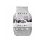 Housse de bouillotte chalet de montagne