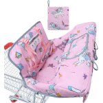 Housse de caddie pour bébé, housse chaise haute bébé, lavable en machine, sécurité et confort, portabilité ... Housse de caddie pour bébé, housse chaise haute bébé, lavable en machine, sécurité et confort, portabilité ...