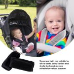Housse de ceinture de sige de voiture universelle, en peluche douce, coussinet d'paule pour une conduite ...