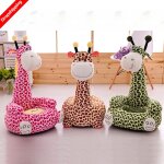 Housse de chaise de canap� en peluche lavable, sans remplissage en coton, housse de si�ge de b�b� en ...