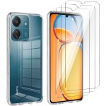 Housse cristal ultra - fine pour xiaomi redmi 13c 4g / poco c65 + lot de 3 protections d'écran en verre ... Housse cristal ultra - fine pour xiaomi redmi 13c 4g / poco c65 + lot de 3 protections d'écran en verre ...