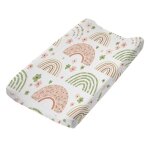 Housse de matelas a langer pour bébé, en coton doux et respirant, drap de table, tapis a langer imprimé, ... Housse de matelas a langer pour bébé, en coton doux et respirant, drap de table, tapis a langer imprimé, ...