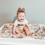 Housse de matelas a langer pour bébé, imprimé coloré, en coton doux, drap de lit de pépinière pour nourrissons ... Housse de matelas a langer pour bébé, imprimé coloré, en coton doux, drap de lit de pépinière pour nourrissons ...