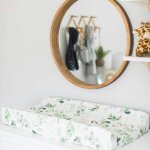 Housse de matelas a langer pour bébé, imprimé floral, drap de lit ajusté, en tissu amovible, unisexe, ... Housse de matelas a langer pour bébé, imprimé floral, drap de lit ajusté, en tissu amovible, unisexe, ...