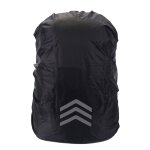 Housse de pluie pour sac  dos, impermable, lgre et rflchissante, en tissu oxford, flche noire ...