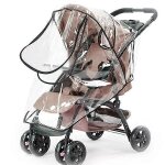 Housse de pluie universelle pour poussette, imperm�able en eva de qualit� alimentaire avec fermeture ...